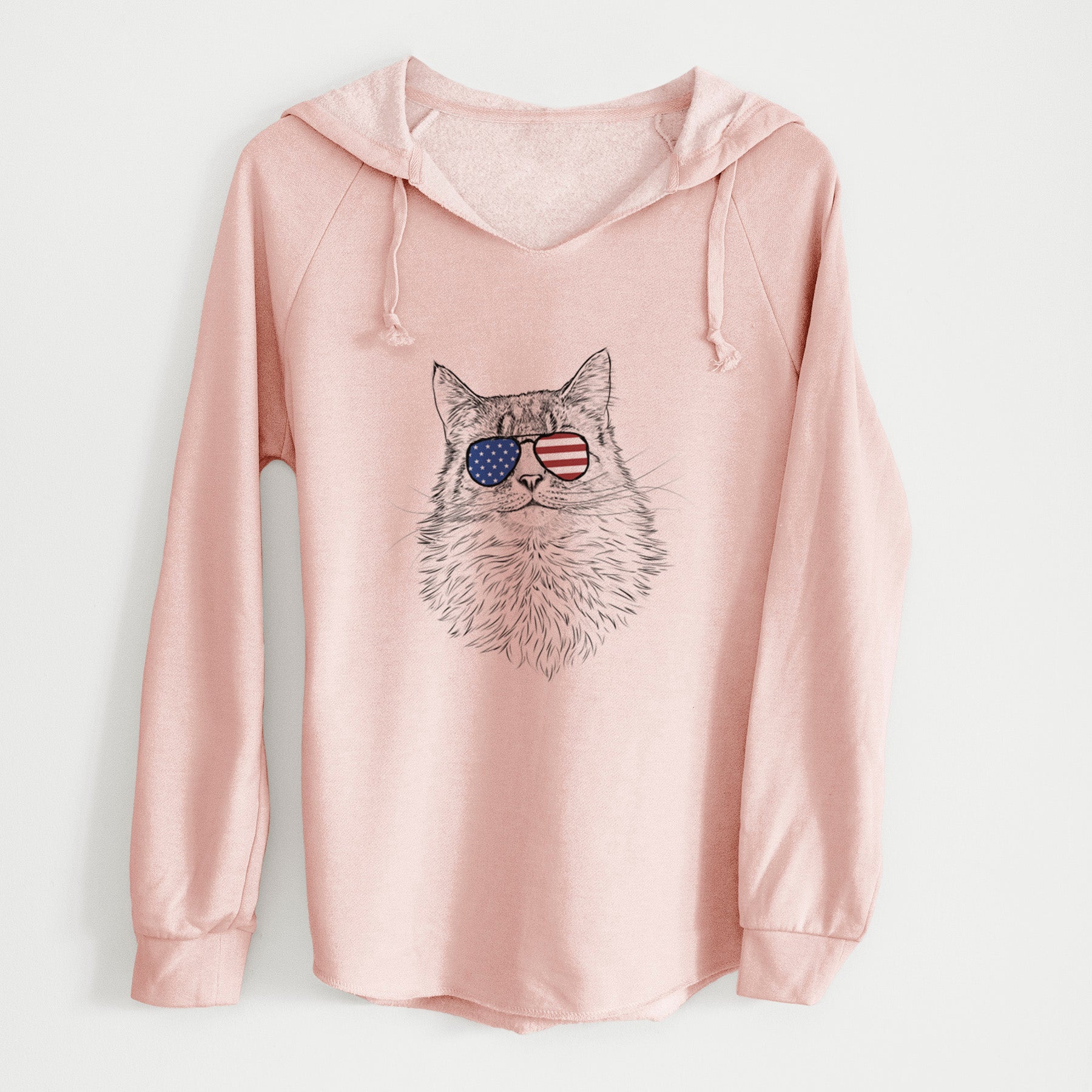 USA Olive the Cat - Cali Wave Hooded Sweatshirt