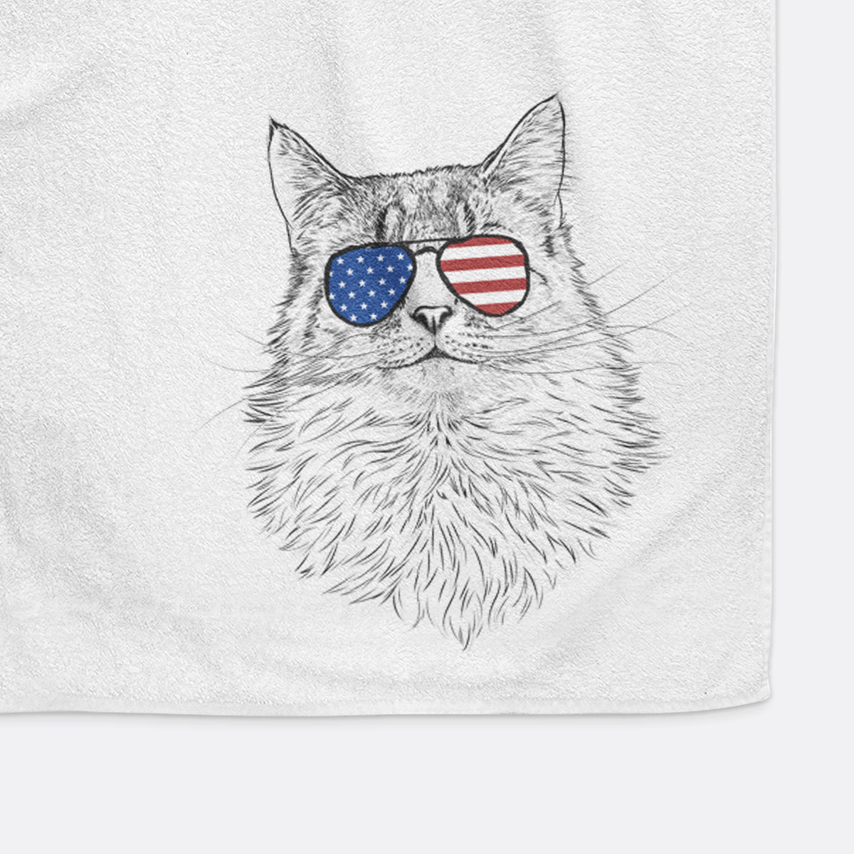 Olive the Cat Decorative Hand Towel