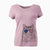 USA Oliver Fluff the Maine Coon Mix Cat - Women's Perfect V-neck Shirt