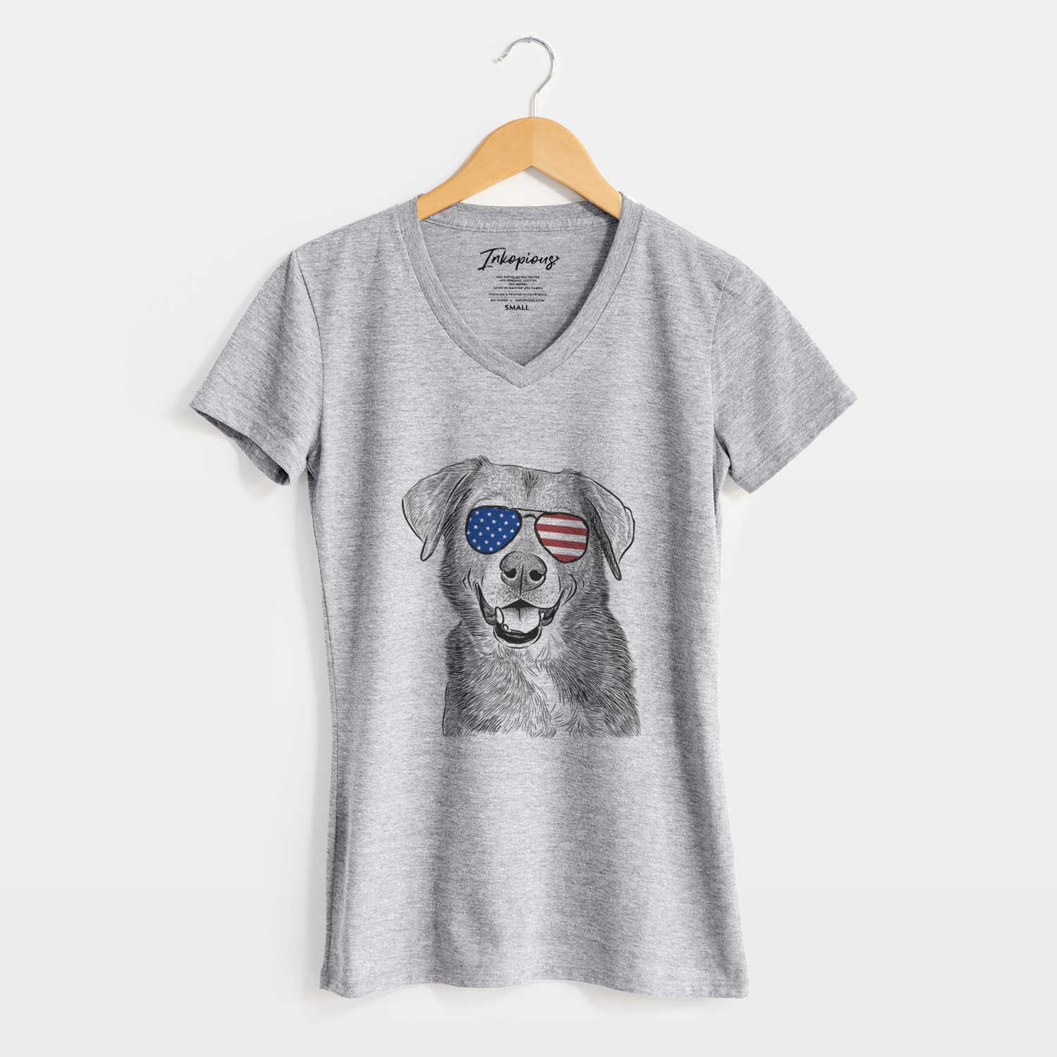 USA Oliver the Mixed Breed - Women's Perfect V-neck Shirt