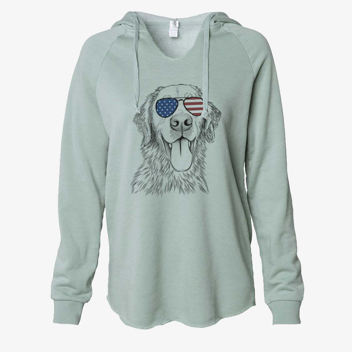 USA Oliver Tredup the Golden Retriever - Cali Wave Hooded Sweatshirt