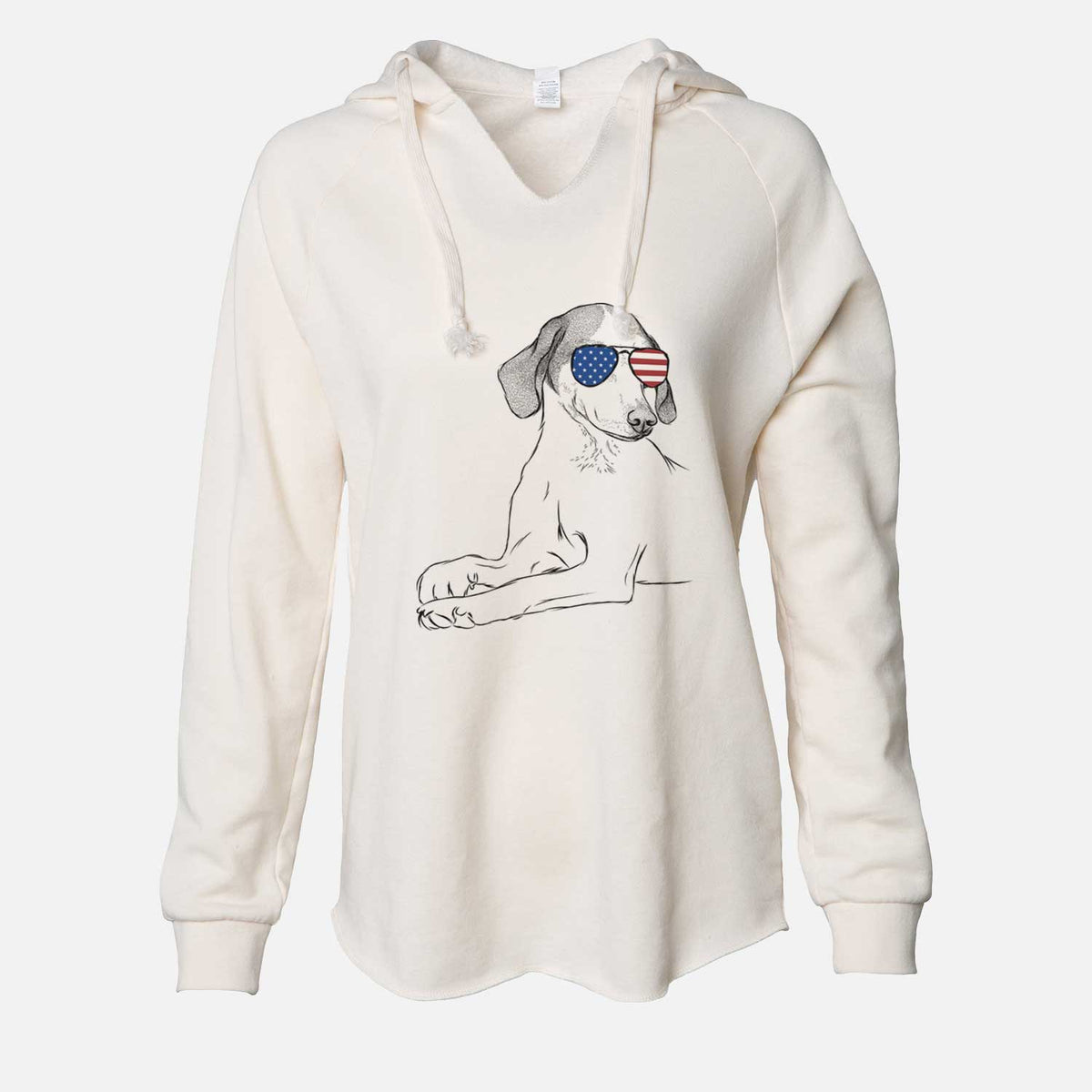 USA Opie the Foxhound - Cali Wave Hooded Sweatshirt