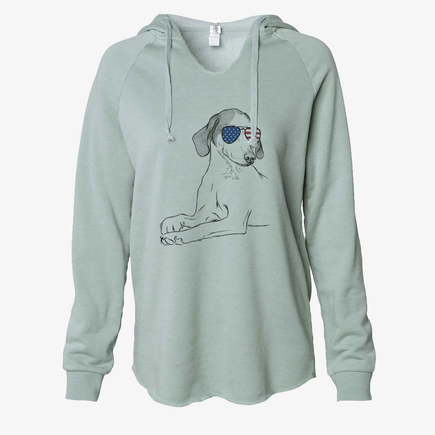 USA Opie the Foxhound - Cali Wave Hooded Sweatshirt