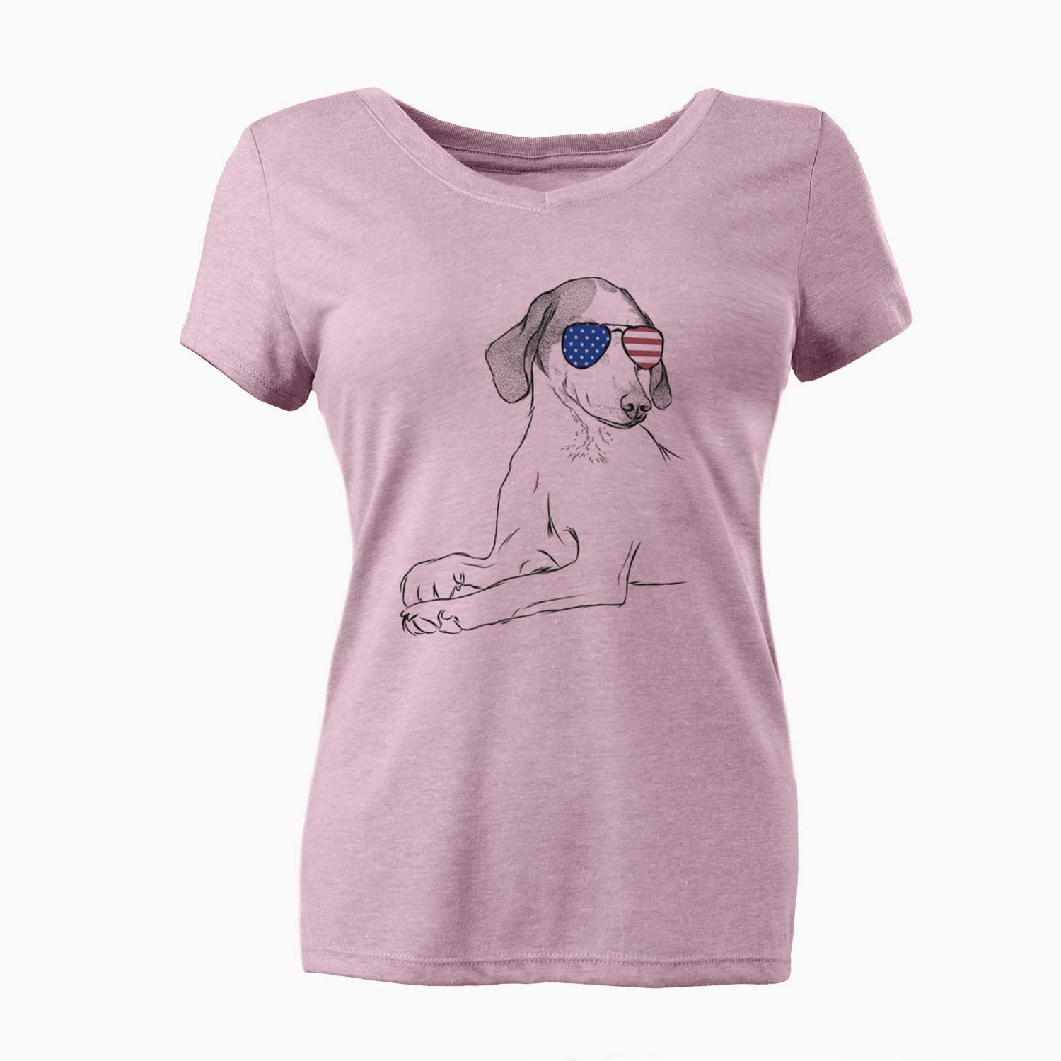 USA Opie the Foxhound - Women's Perfect V-neck Shirt