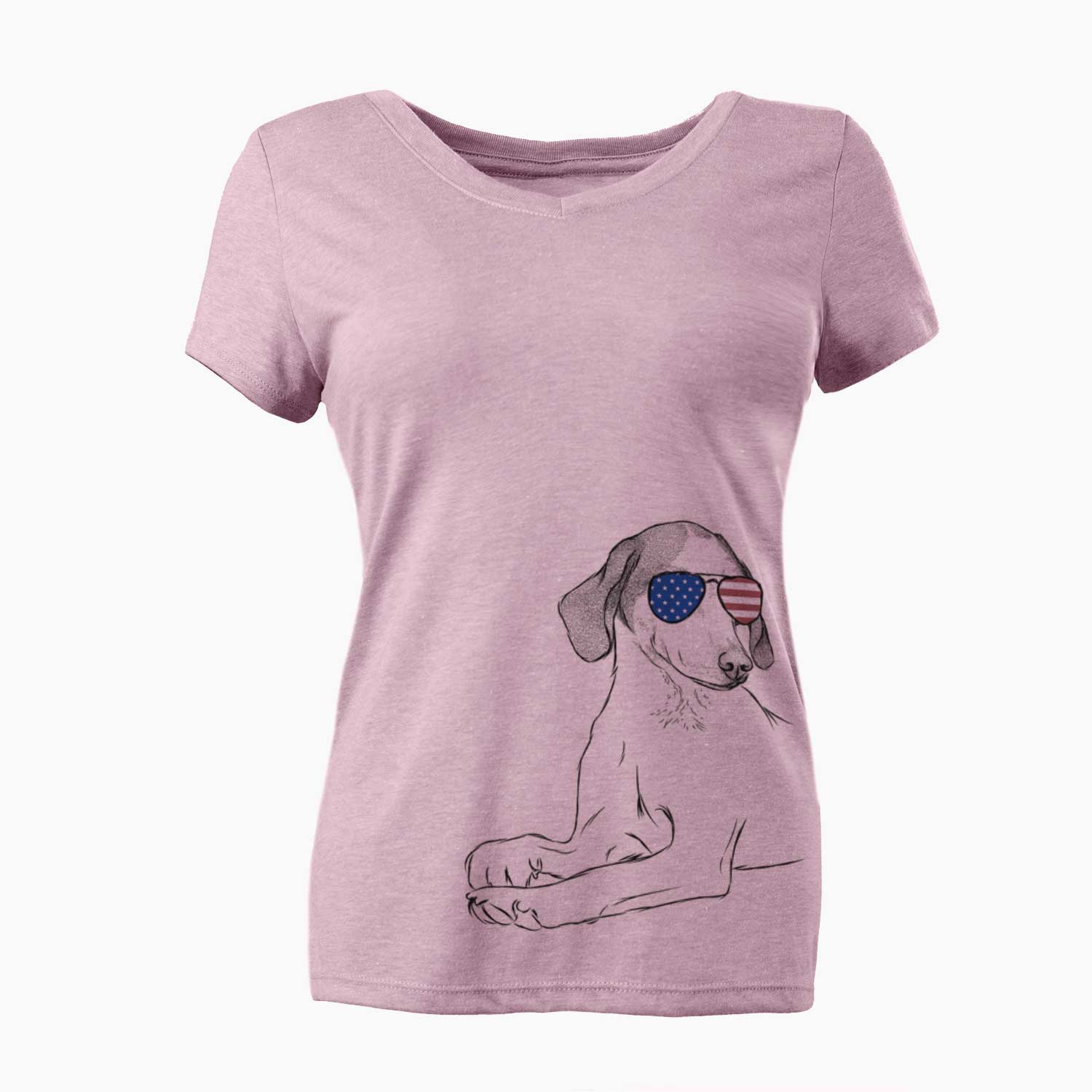 USA Opie the Foxhound - Women's Perfect V-neck Shirt