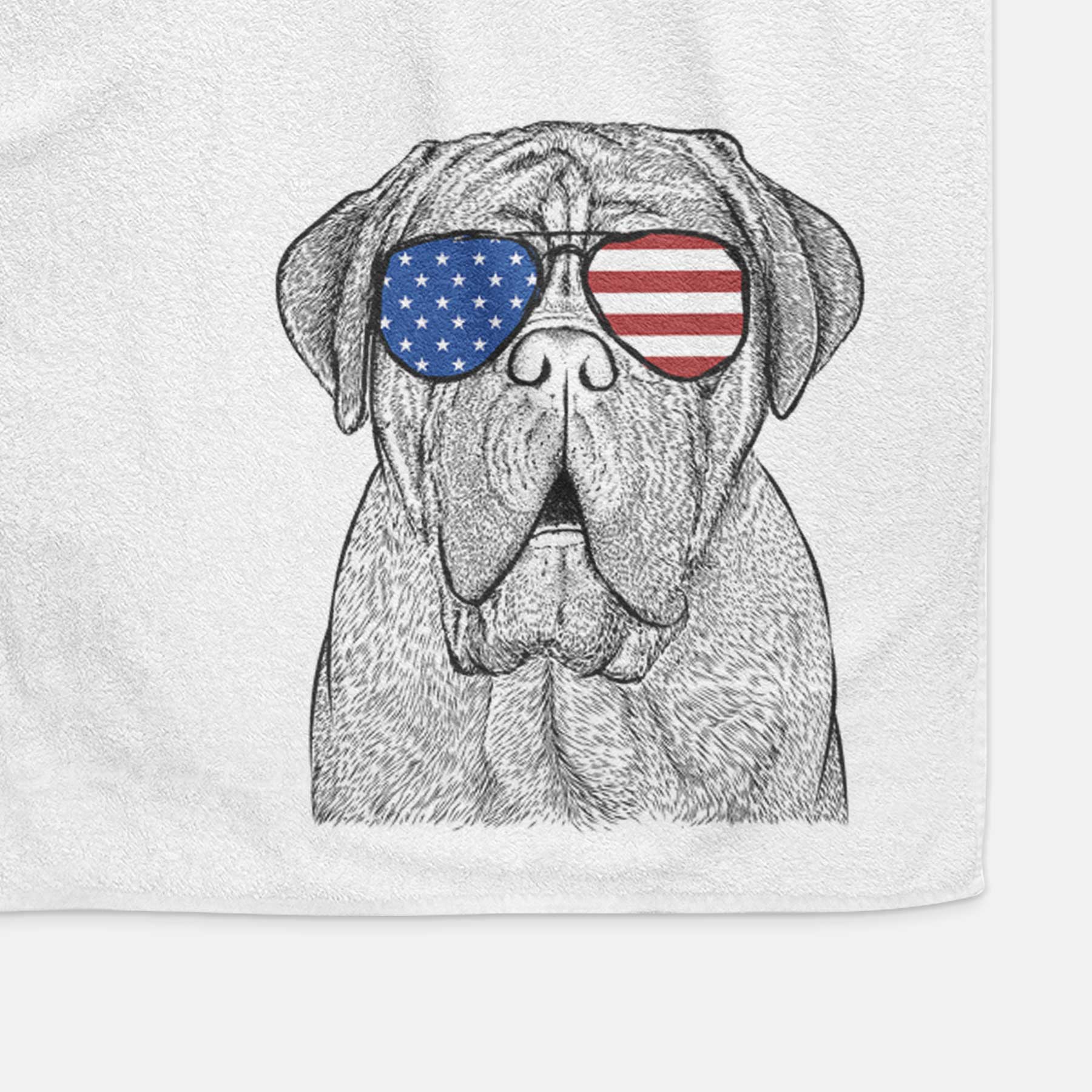 Optimus the Dogue de Bordeaux Decorative Hand Towel