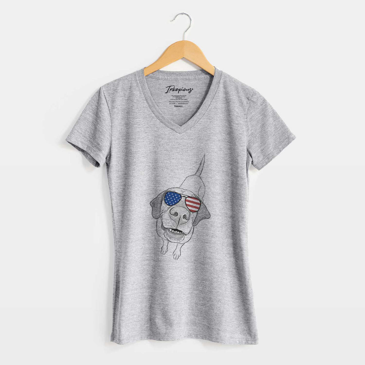 USA Oquirrh the Vizsla - Women&#39;s Perfect V-neck Shirt