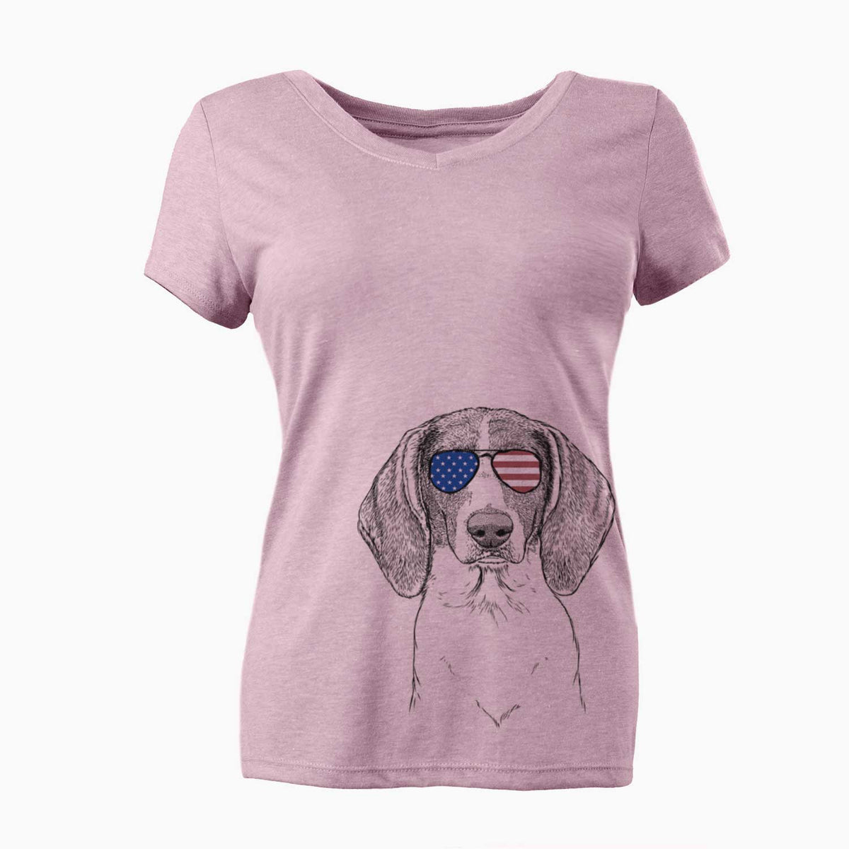 USA Orin the Treeing Walker Coonhound - Women's Perfect V-neck Shirt