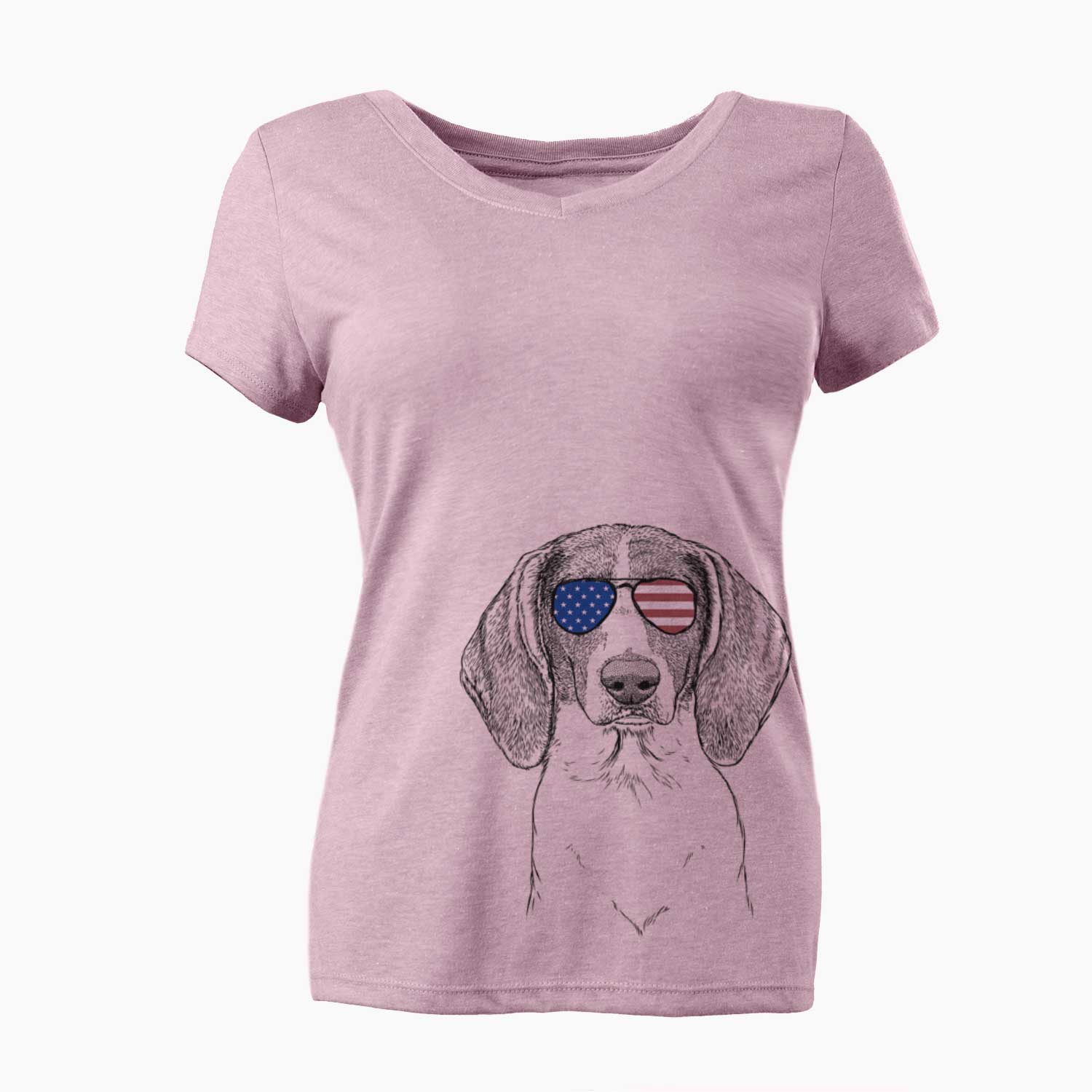 USA Orin the Treeing Walker Coonhound - Women's Perfect V-neck Shirt