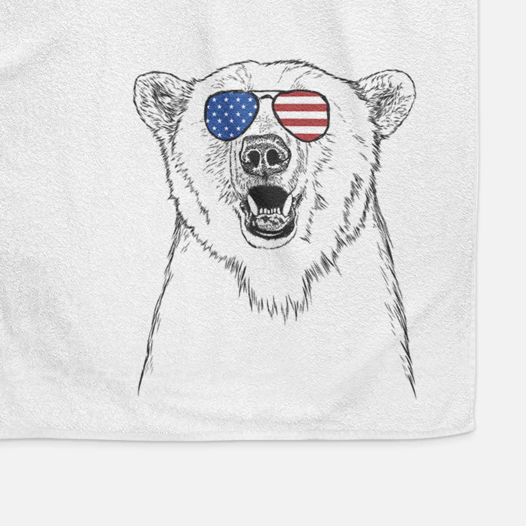 Oslo the Polar Bear Decorative Hand Towel