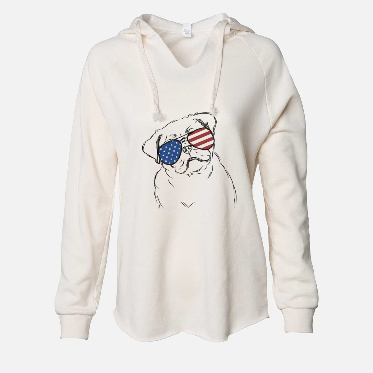 USA Otis the Pug - Cali Wave Hooded Sweatshirt