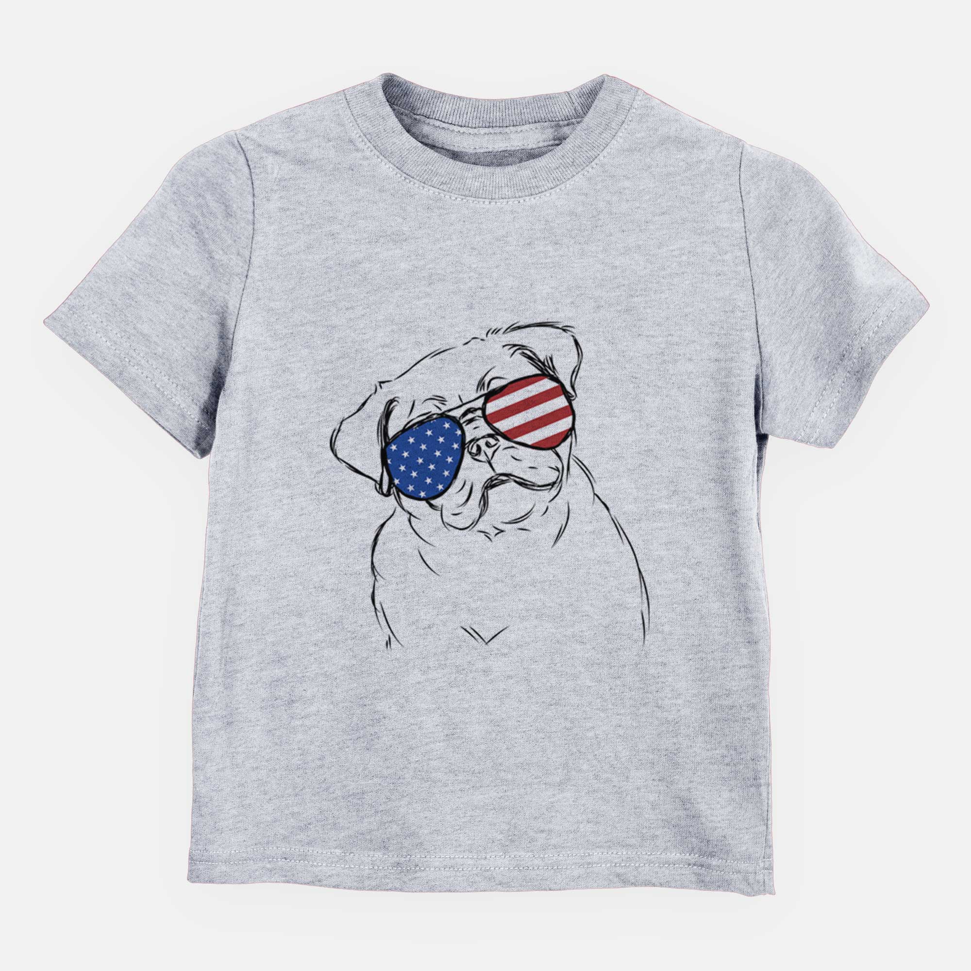 USA Otis the Pug - Kids/Youth/Toddler Shirt