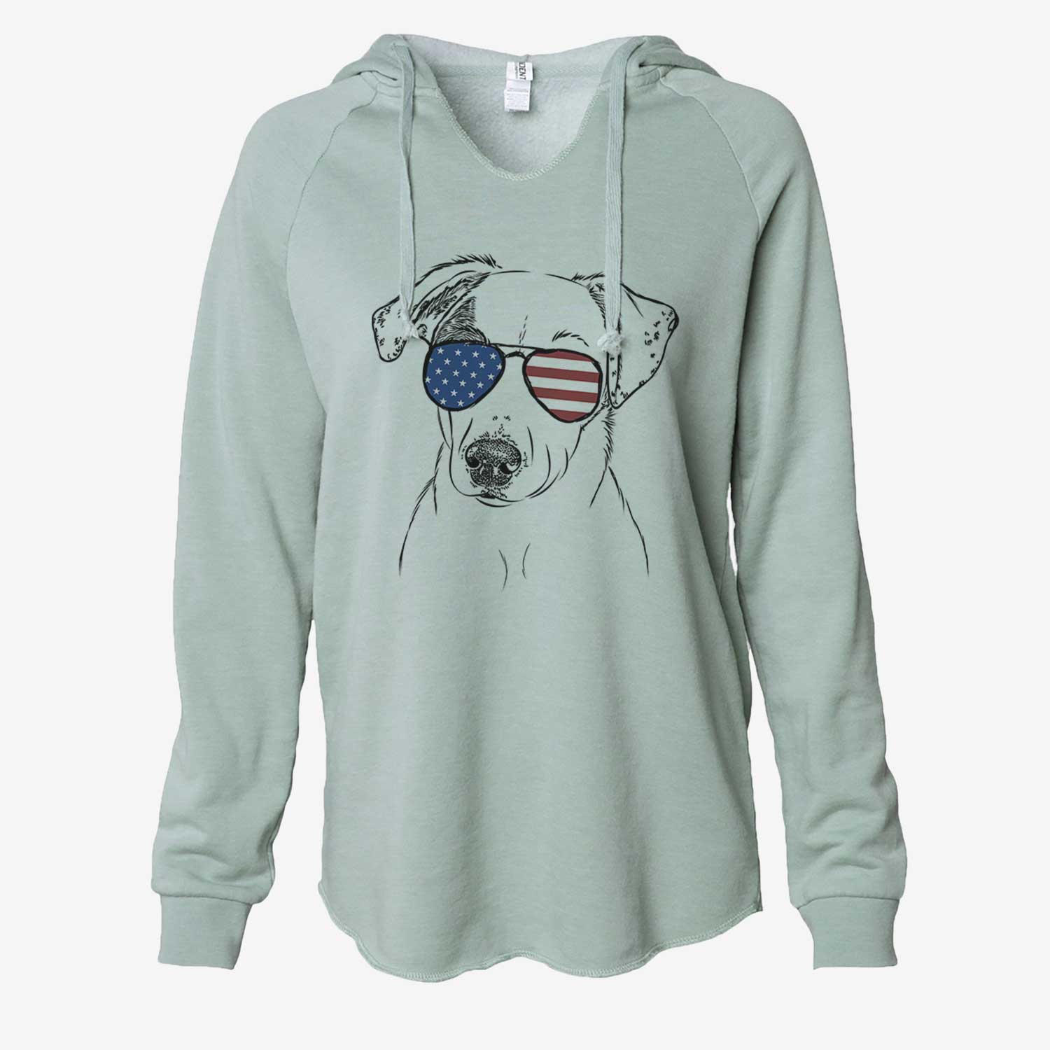 USA P-Pie the Mixed Breed - Cali Wave Hooded Sweatshirt