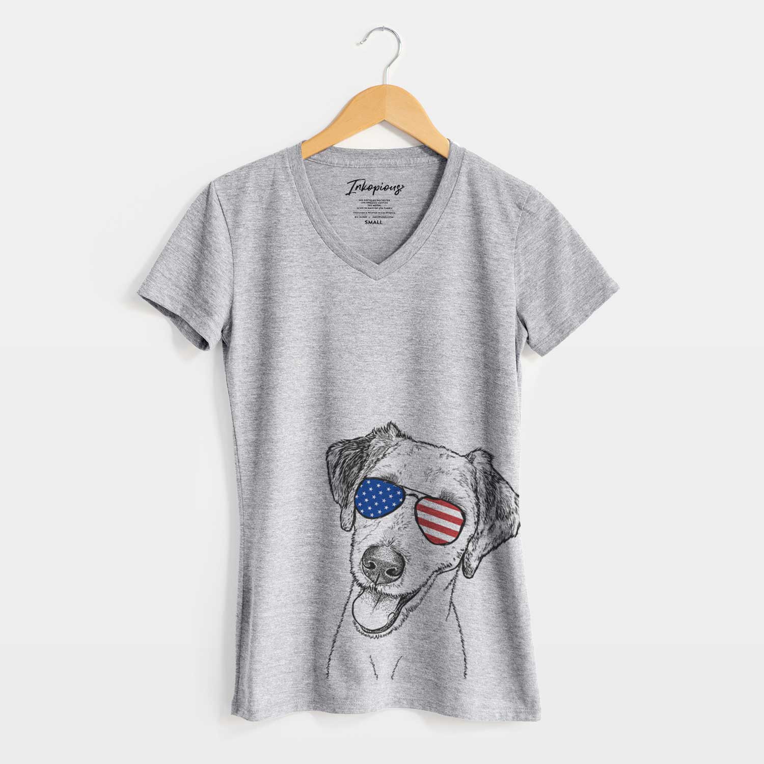 USA Palm Palm the Aussiedoodle - Women's Perfect V-neck Shirt