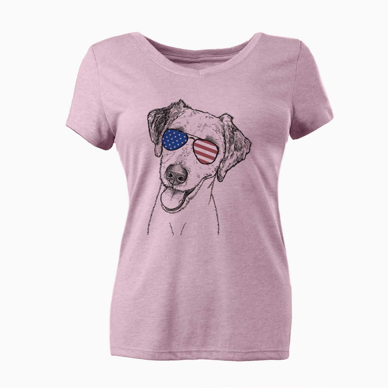 USA Palm Palm the Aussiedoodle - Women's Perfect V-neck Shirt