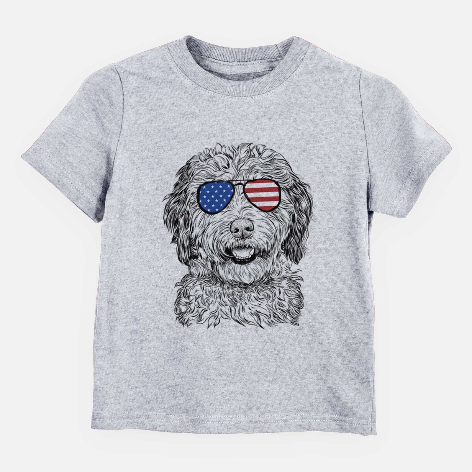 USA Palmer the Aussiedoodle - Kids/Youth/Toddler Shirt