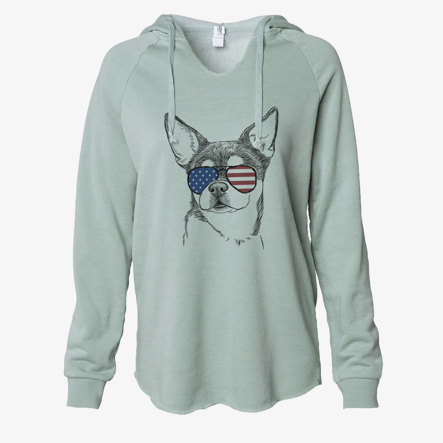 USA Paris the Chihuahua - Cali Wave Hooded Sweatshirt