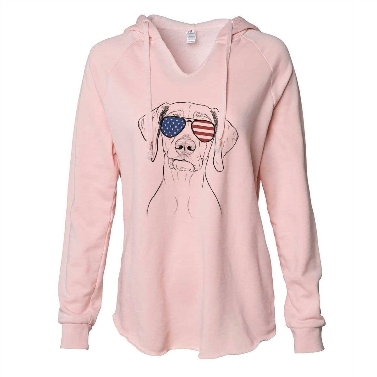 USA Pawley the Vizsla - Cali Wave Hooded Sweatshirt