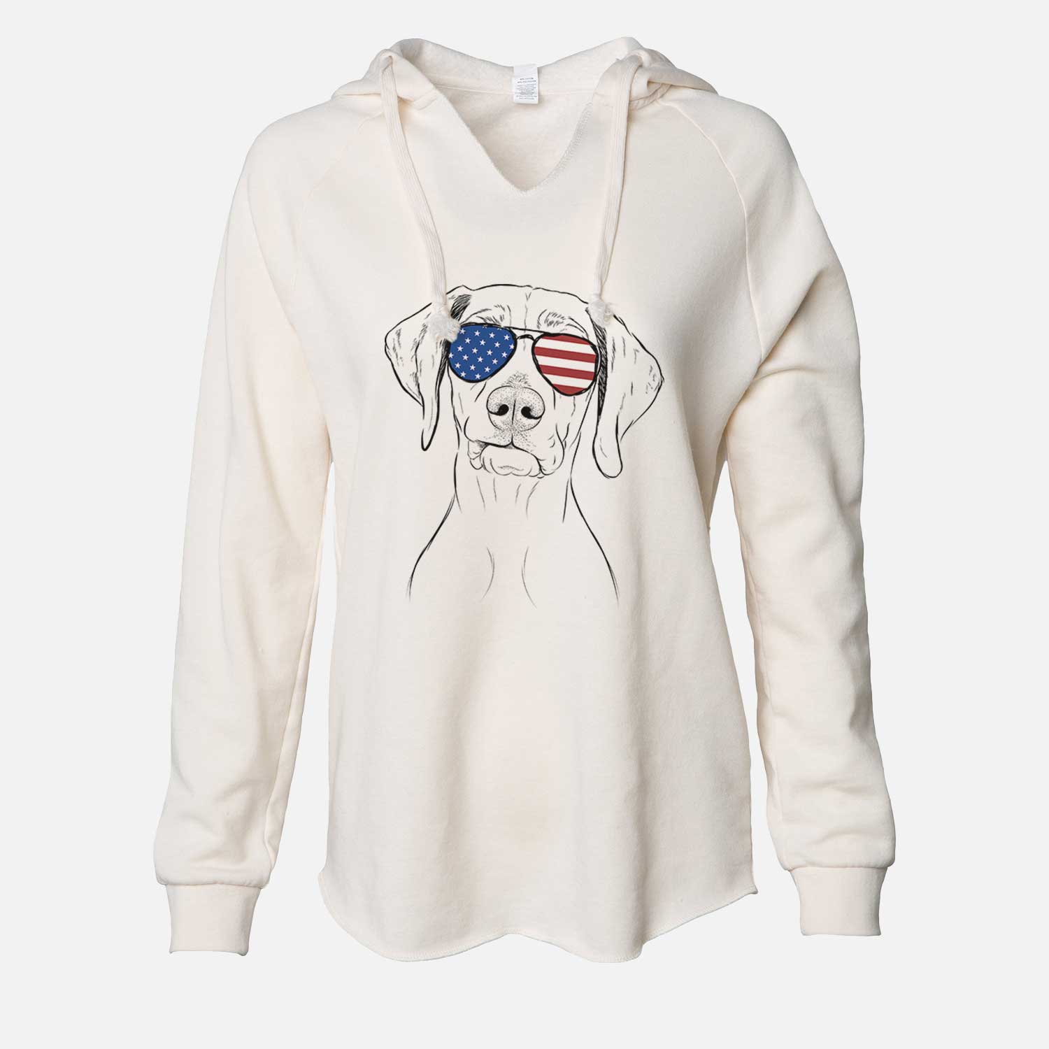 USA Pawley the Vizsla - Cali Wave Hooded Sweatshirt