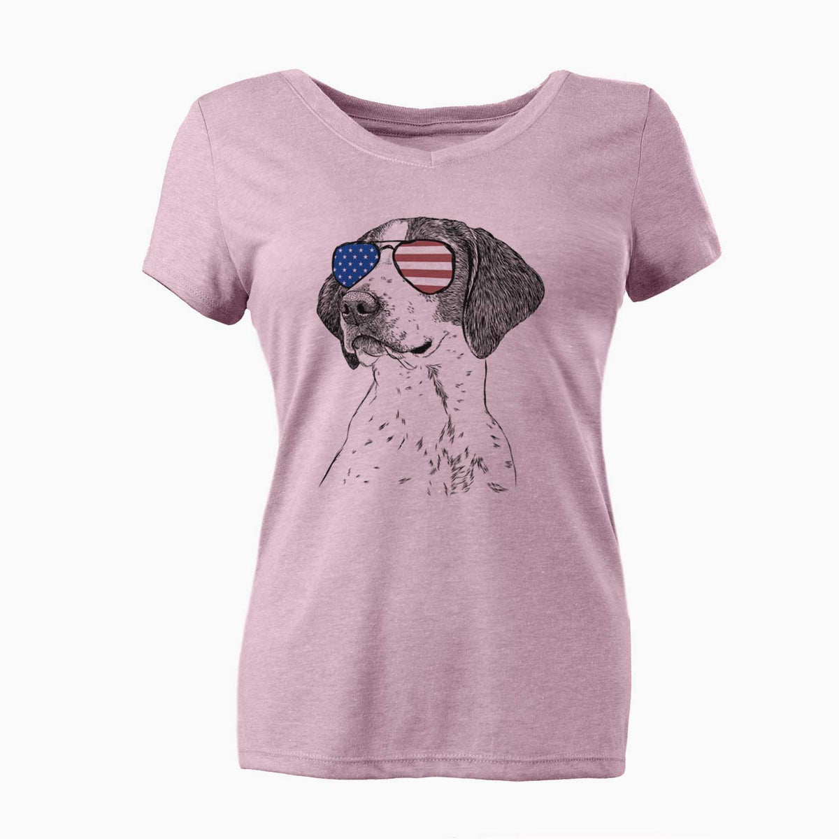 USA Payton the Mixed Breed - Women's Perfect V-neck Shirt