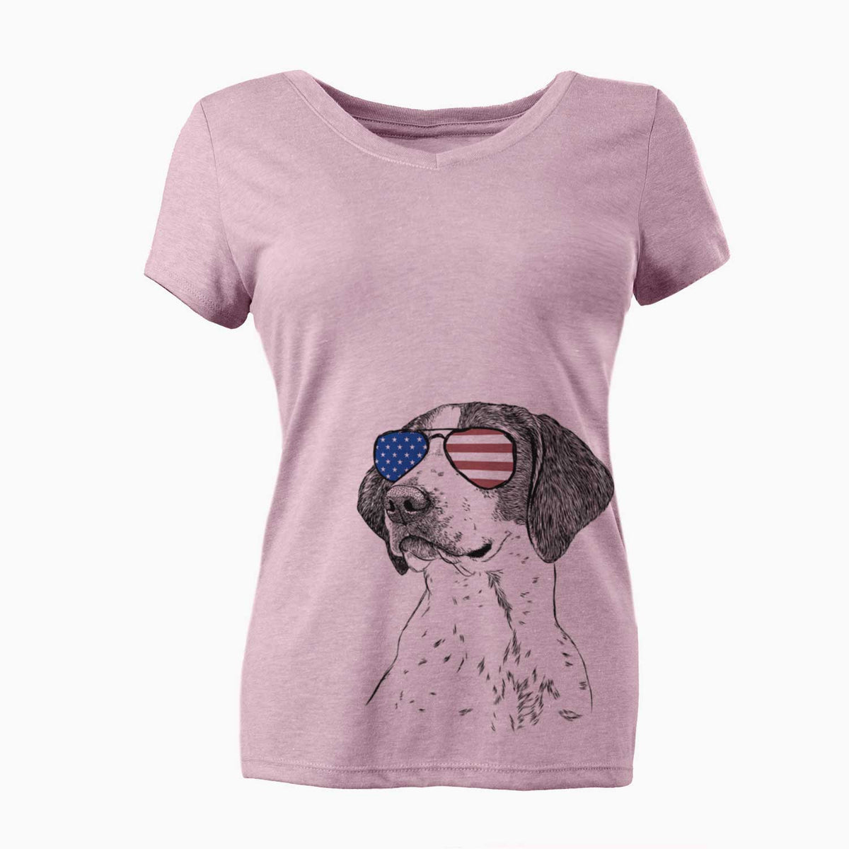 USA Payton the Mixed Breed - Women's Perfect V-neck Shirt