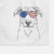 Peanut the Lab Mix Decorative Hand Towel