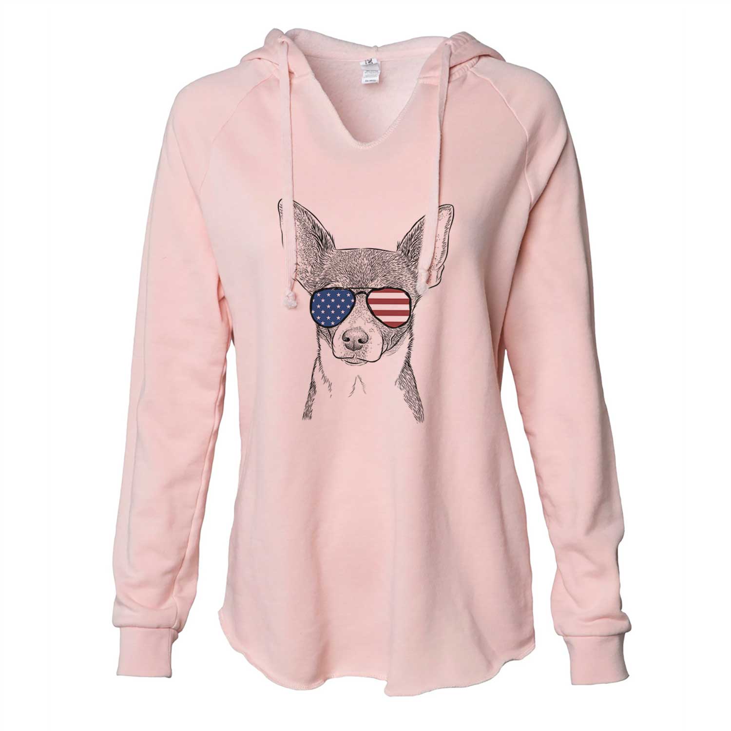 USA Peanut the Chihuahua - Cali Wave Hooded Sweatshirt