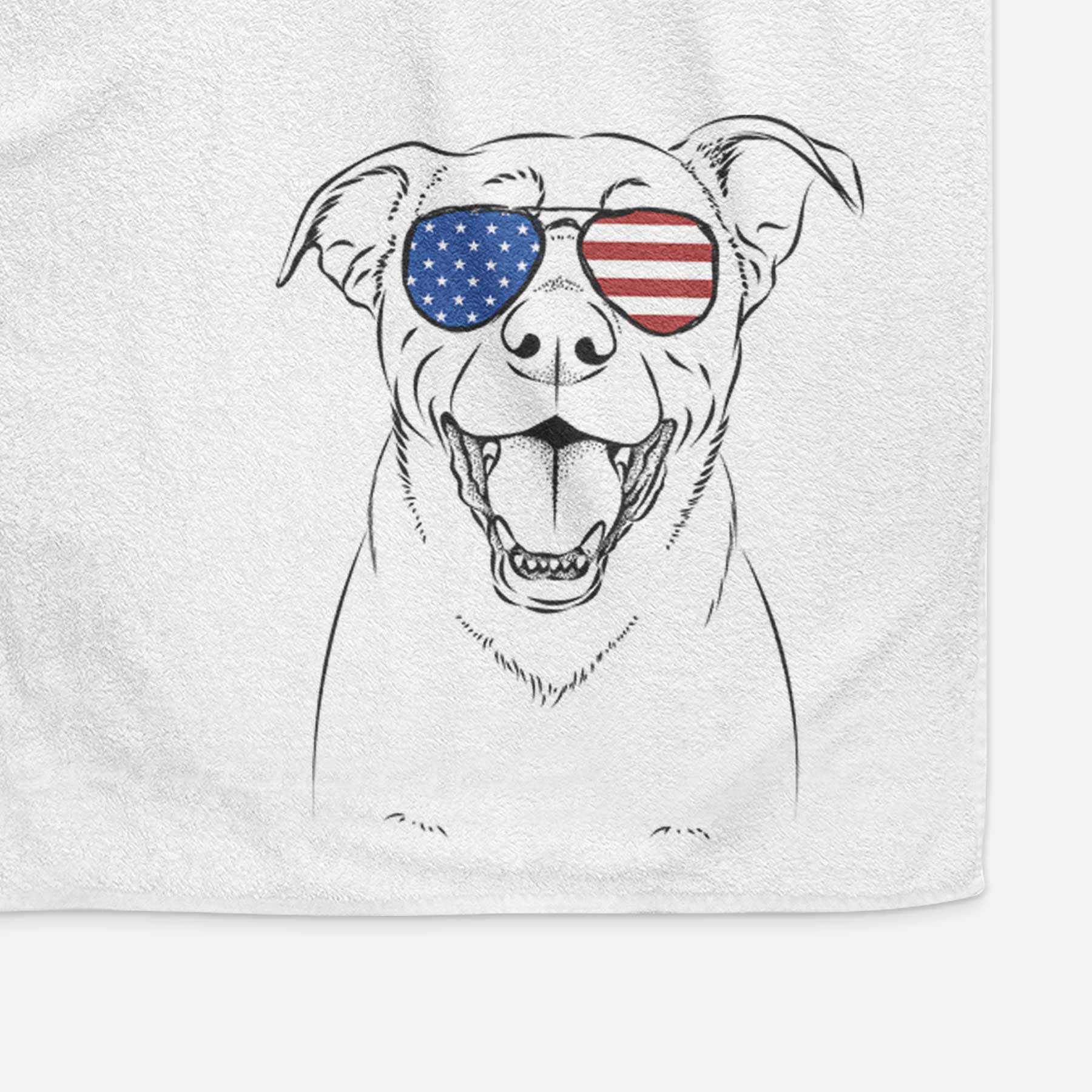 Pele the Lab Mix Decorative Hand Towel