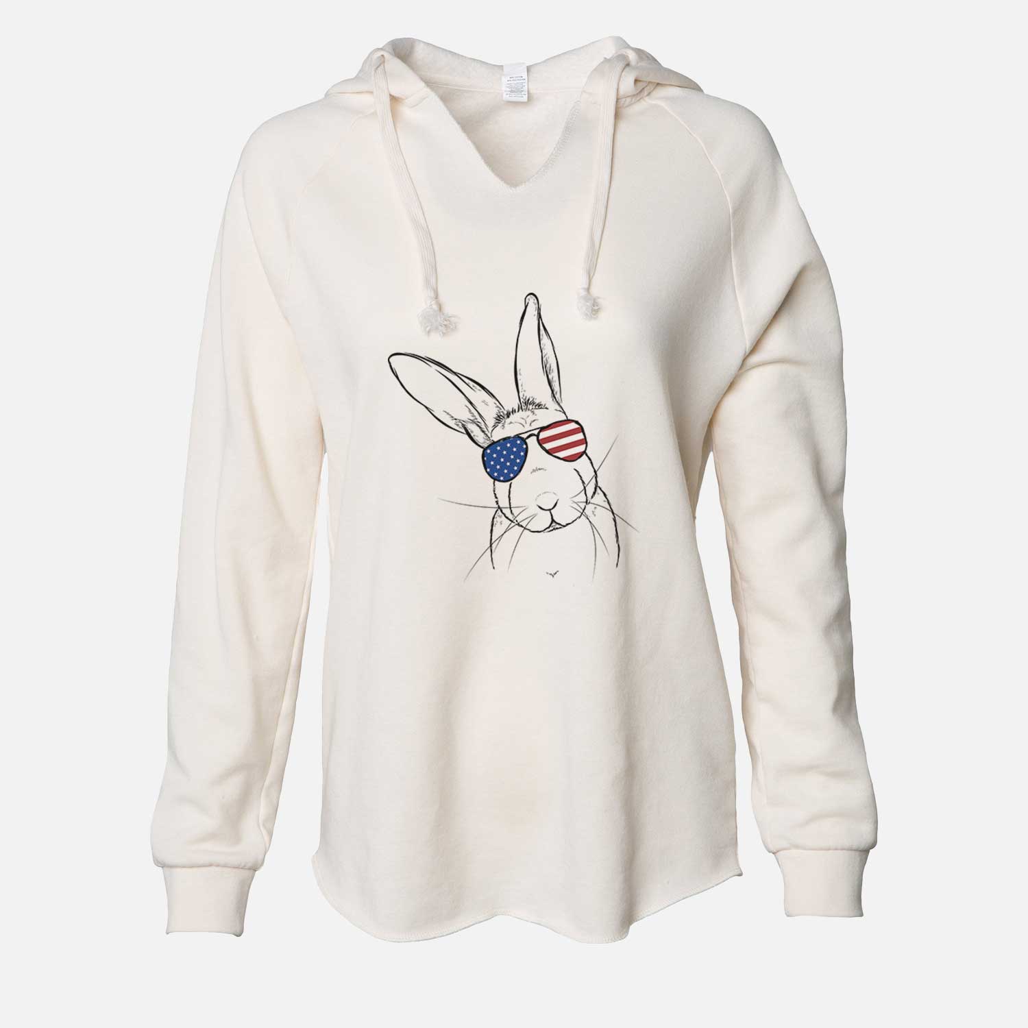 USA Penny the Belgian Hare - Cali Wave Hooded Sweatshirt