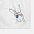 Penny the Belgian Hare Decorative Hand Towel