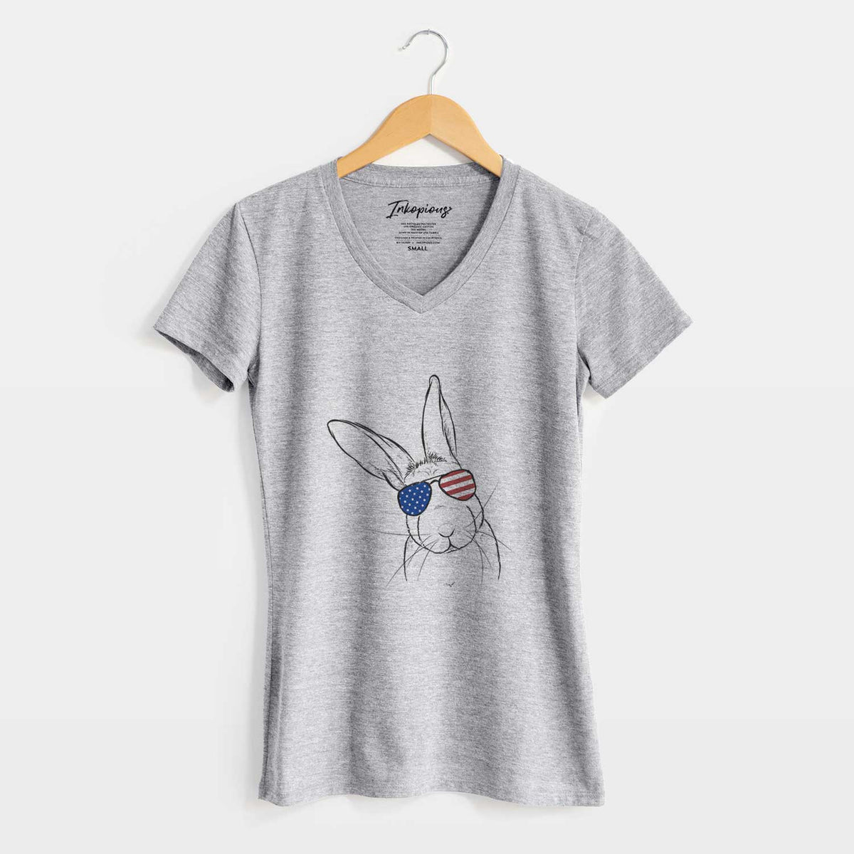 USA Penny the Belgian Hare - Women&#39;s Perfect V-neck Shirt