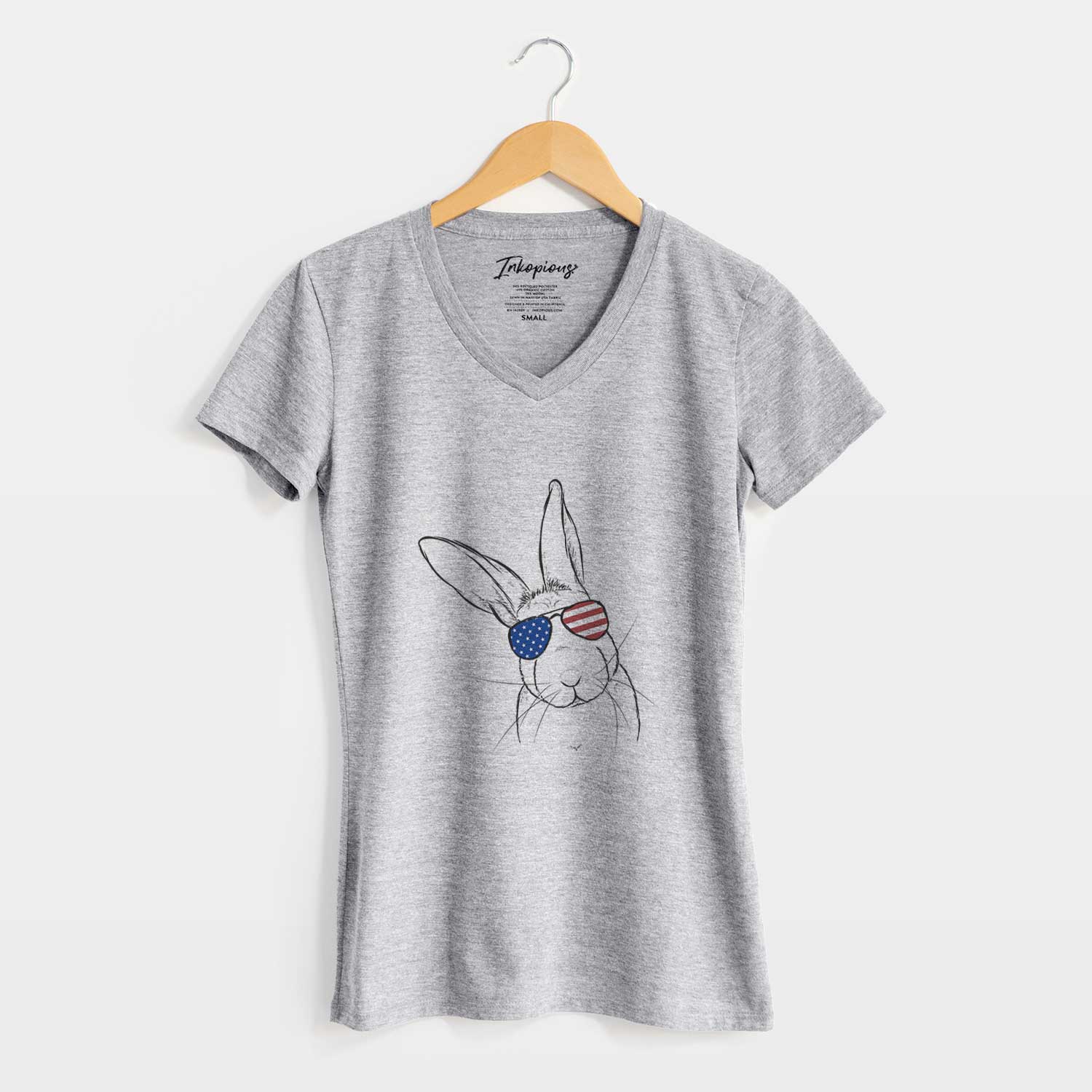 USA Penny the Belgian Hare - Women's Perfect V-neck Shirt