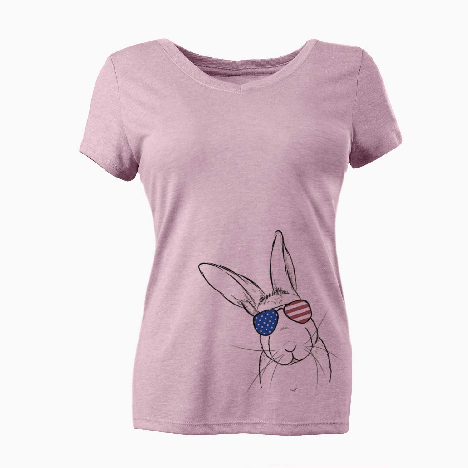 USA Penny the Belgian Hare - Women's Perfect V-neck Shirt