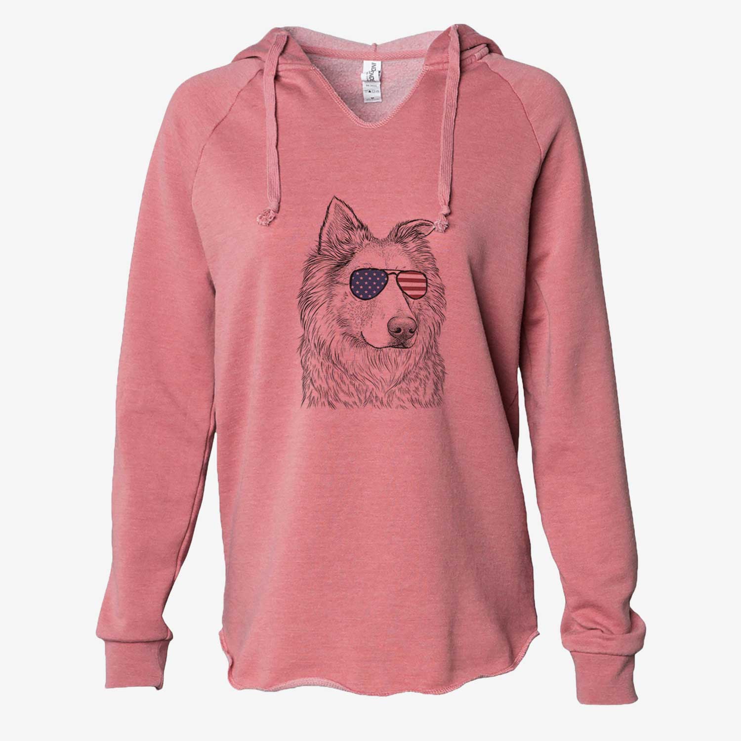 USA Penny the Chow Mix - Cali Wave Hooded Sweatshirt