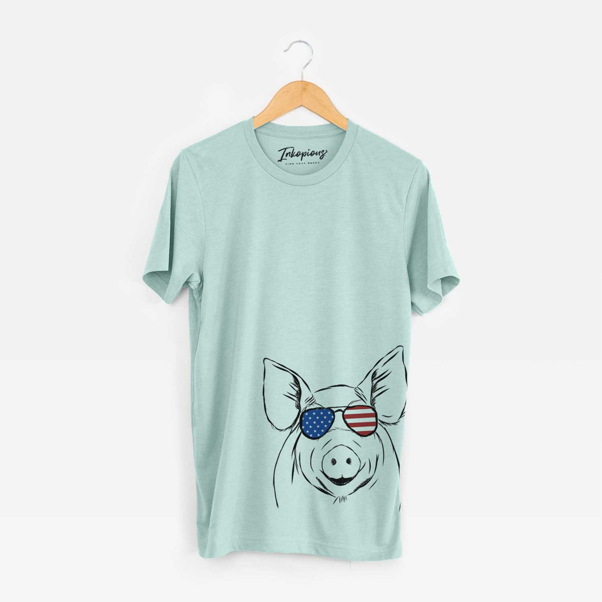 USA Perry the Pig - Unisex Crewneck