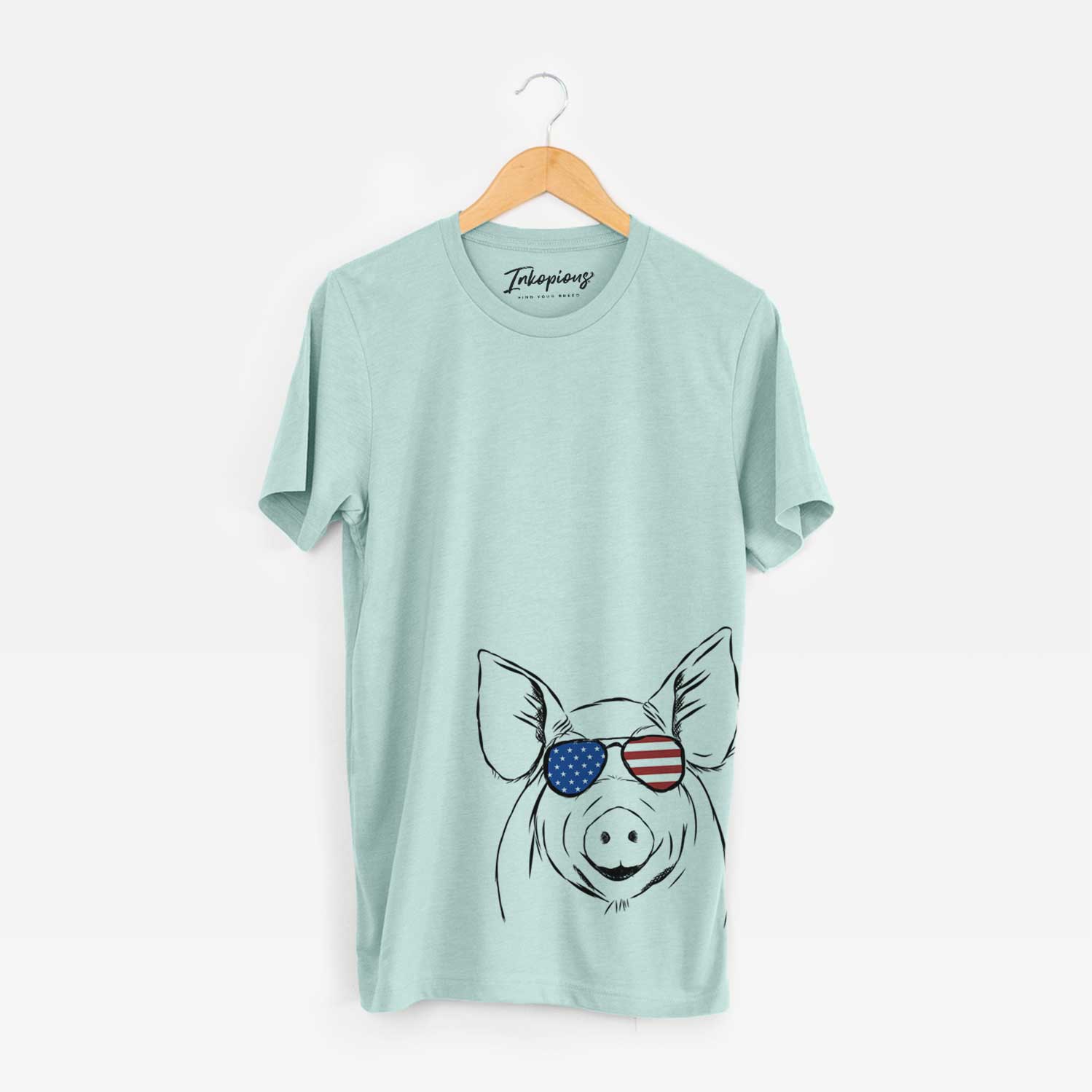 USA Perry the Pig - Unisex Crewneck