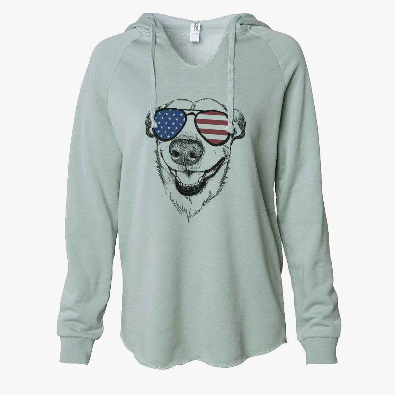 USA Petrah the Staffy Mix - Cali Wave Hooded Sweatshirt