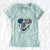 USA Petrah the Staffy Mix - Women's Perfect V-neck Shirt