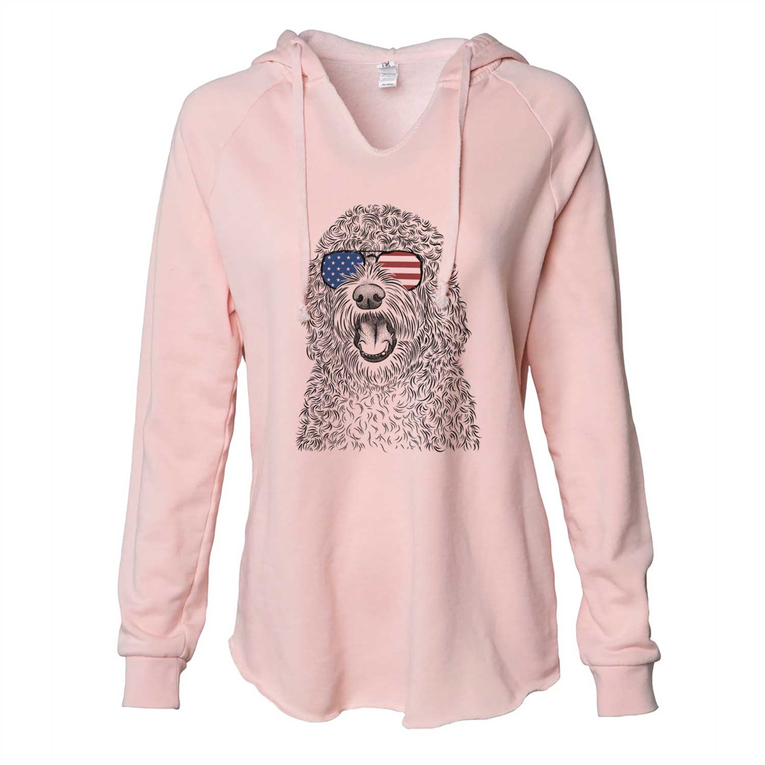 USA Phillip the Portuguese Water Dog - Cali Wave Hooded Sweatshirt