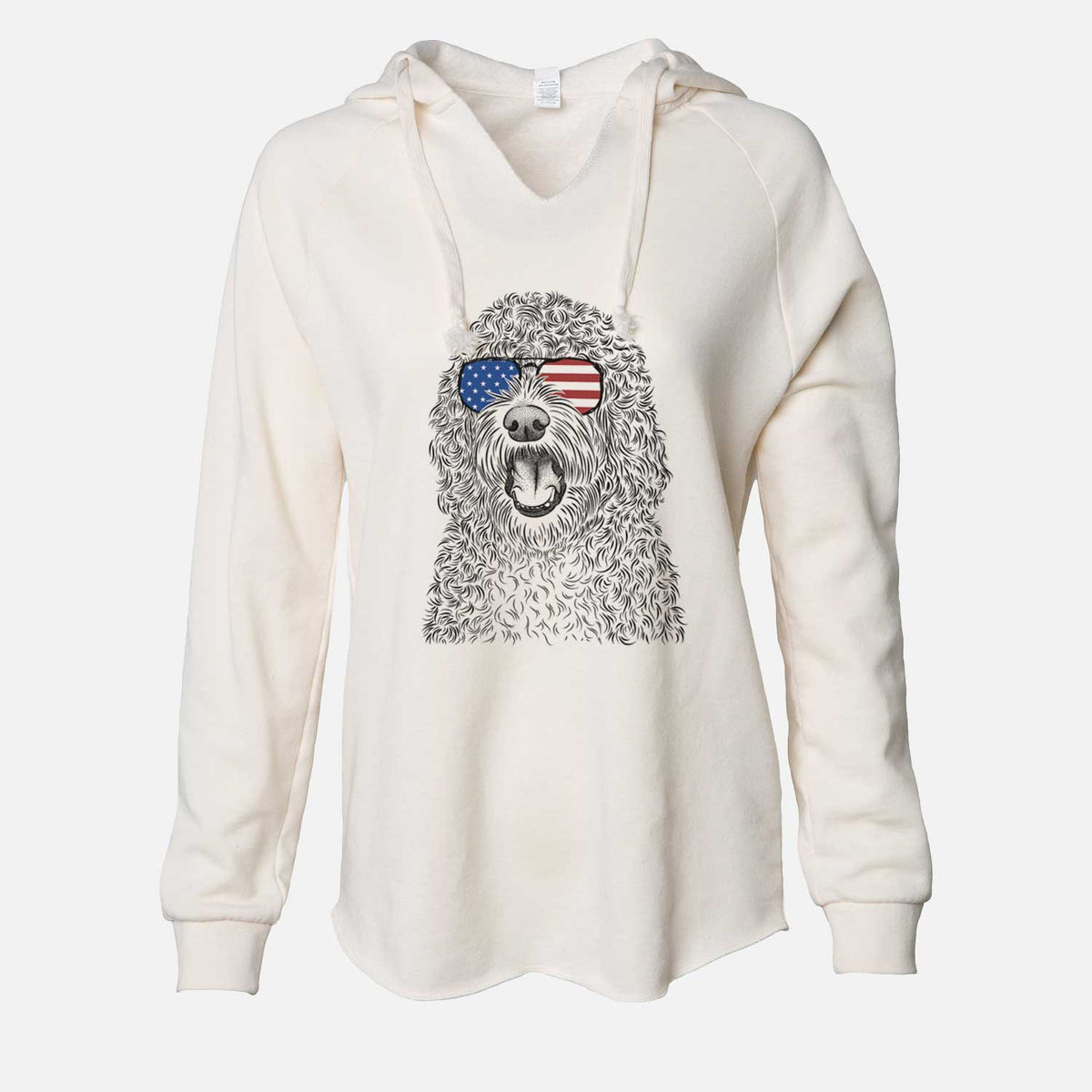 USA Phillip the Portuguese Water Dog - Cali Wave Hooded Sweatshirt