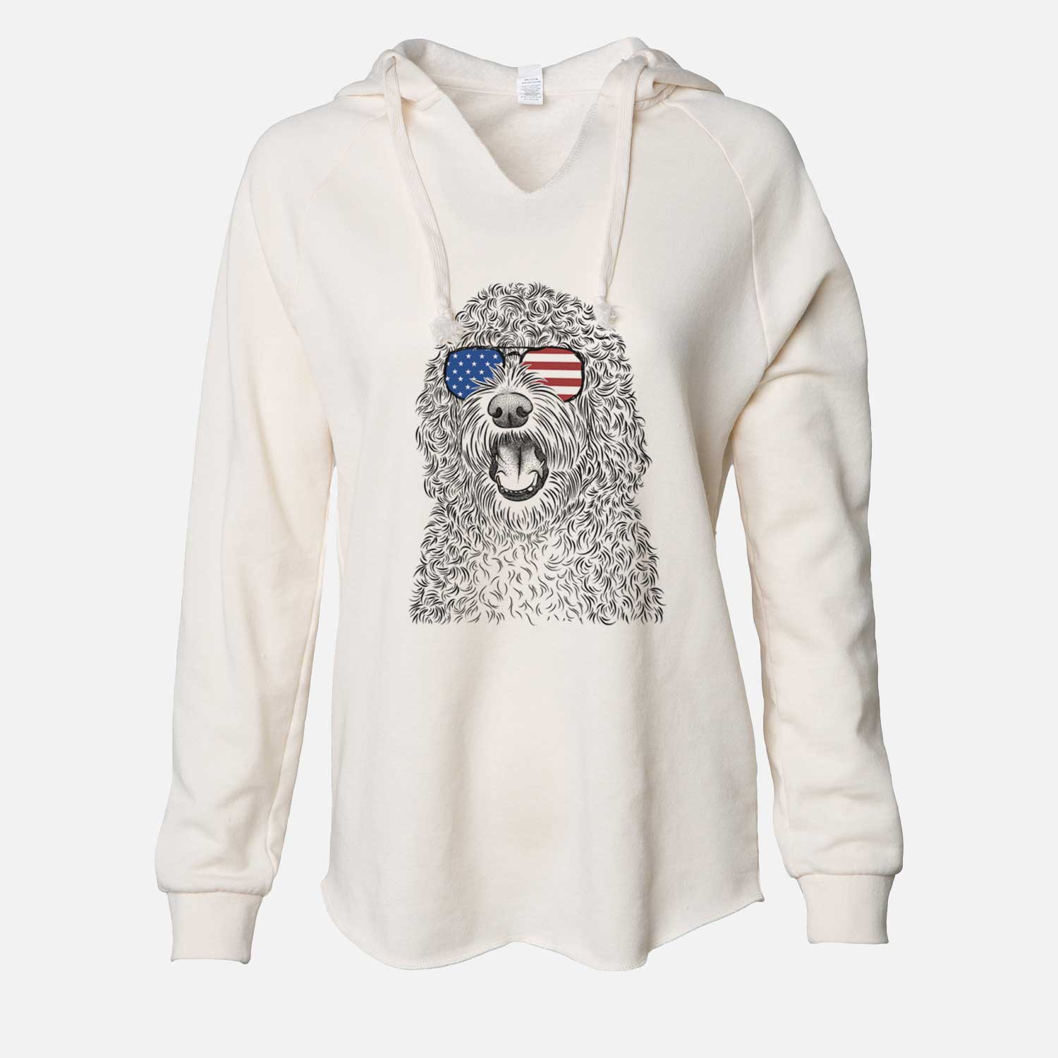 USA Phillip the Portuguese Water Dog - Cali Wave Hooded Sweatshirt