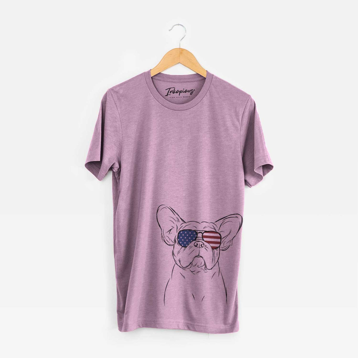 USA Pierre the French Bulldog - Unisex Crewneck