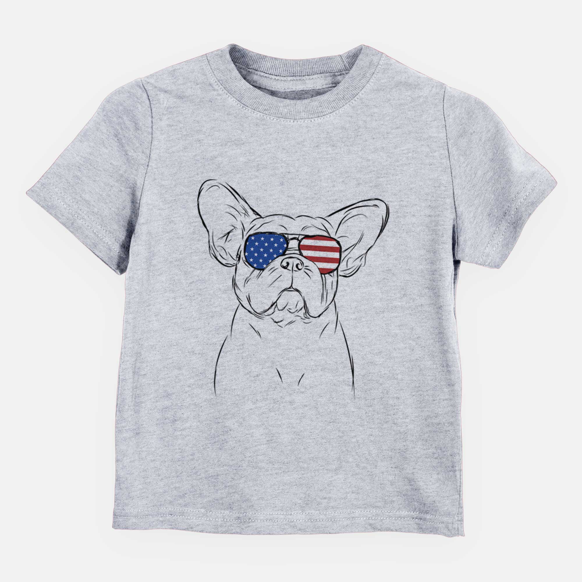 USA Pierre the French Bulldog - Kids/Youth/Toddler Shirt