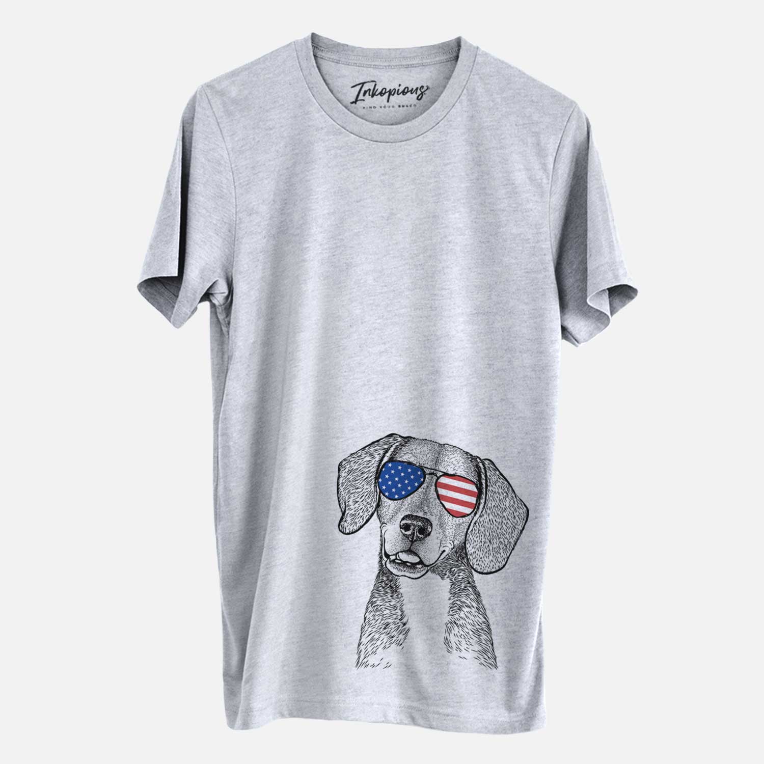 USA Piggy the Beagle Mix - Unisex Crewneck
