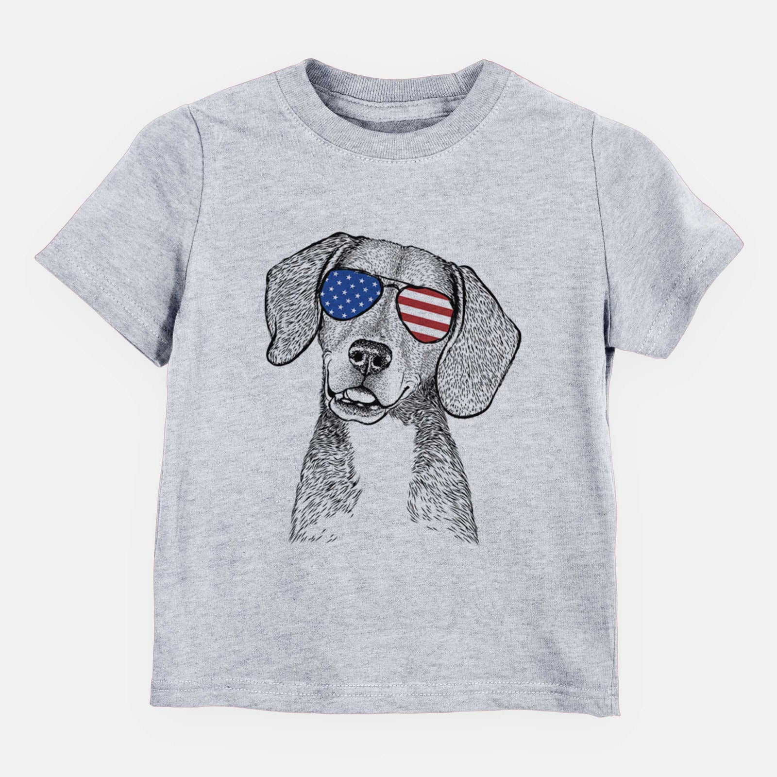 USA Piggy the Beagle Mix - Kids/Youth/Toddler Shirt