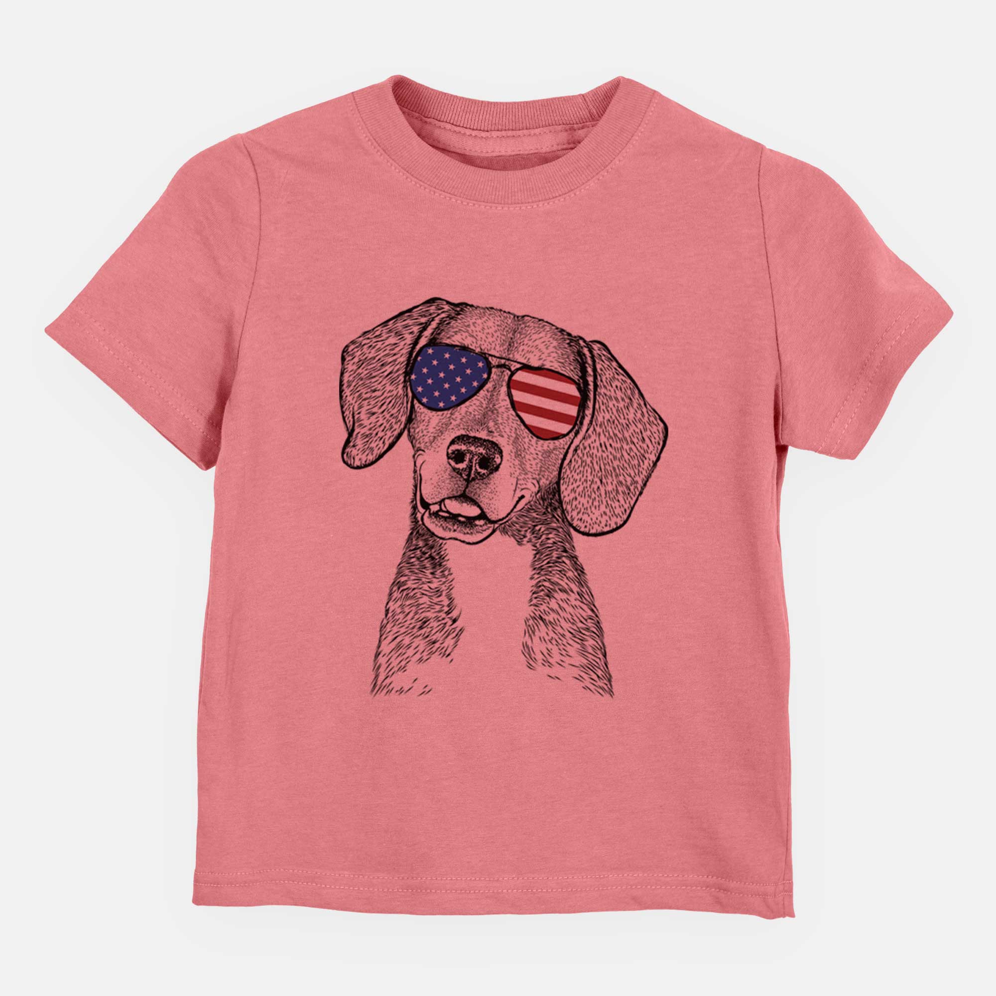 USA Piggy the Beagle Mix - Kids/Youth/Toddler Shirt