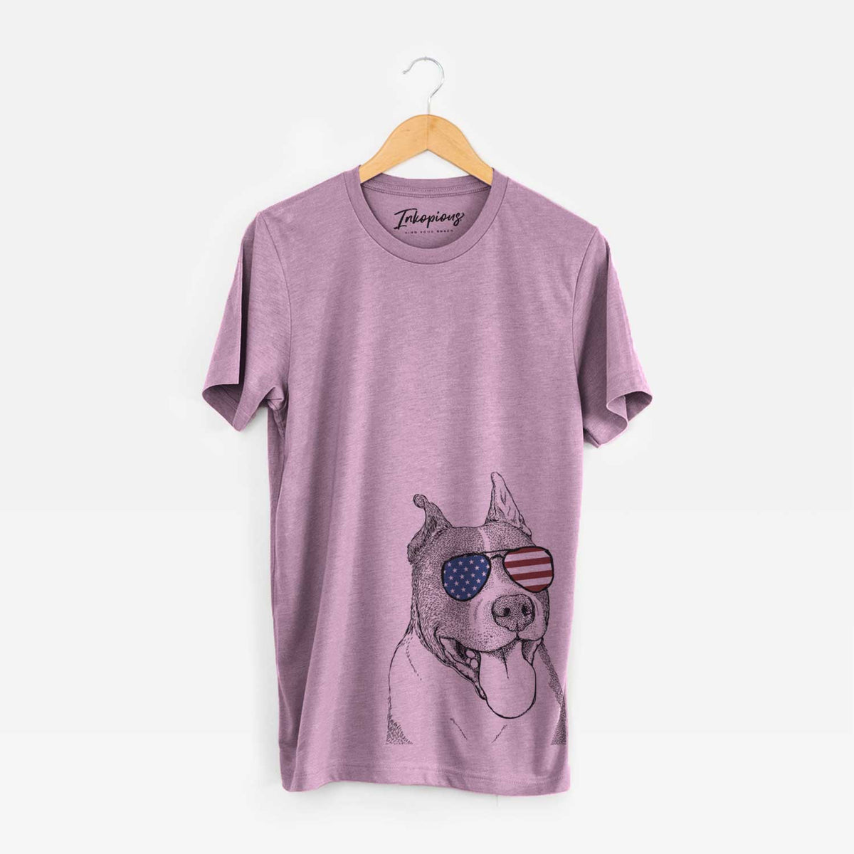 USA Piggy the American Staffordshire Terrier - Unisex Crewneck