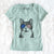 USA Pinky the Tuxedo Cat - Women's Perfect V-neck Shirt