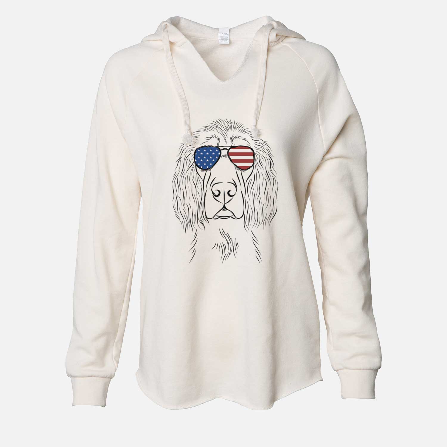 USA Piper the Irish Setter - Cali Wave Hooded Sweatshirt