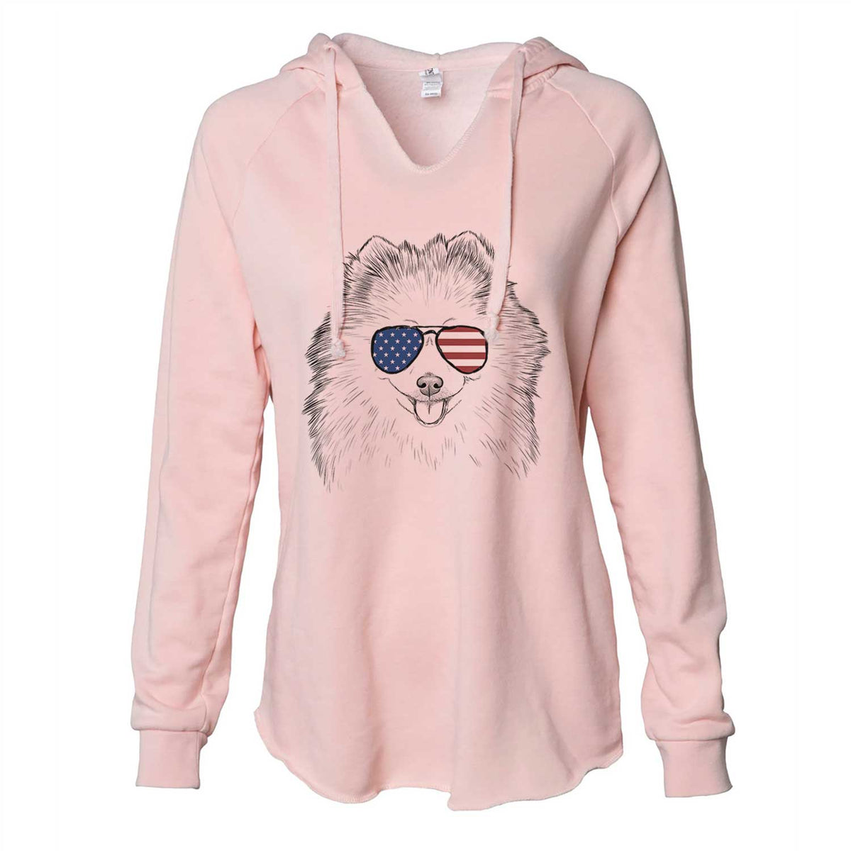 USA Piper Jo the Pomeranian - Cali Wave Hooded Sweatshirt